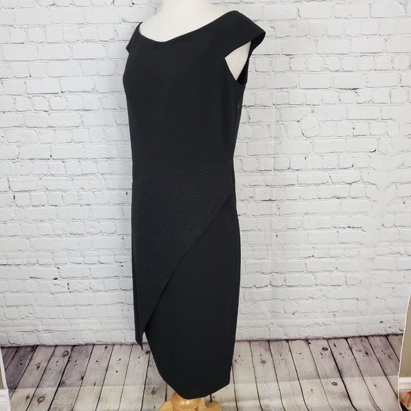 Donna Karan Sleeveless Black Dress 10 NWT - Picture 5 of 8